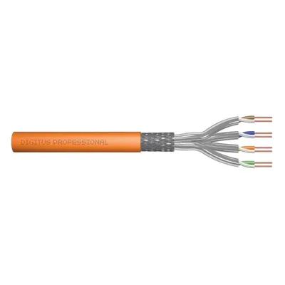 Netzwerkkabel CAT 7 S/FTP Digitus 100 m orange 1200 MHz