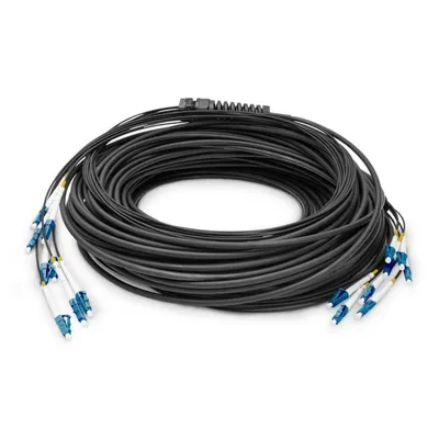 Digitus Breakout-Glasfaserkabel 100 m 8 Fasern LC/UPC - LC/UPC OS2