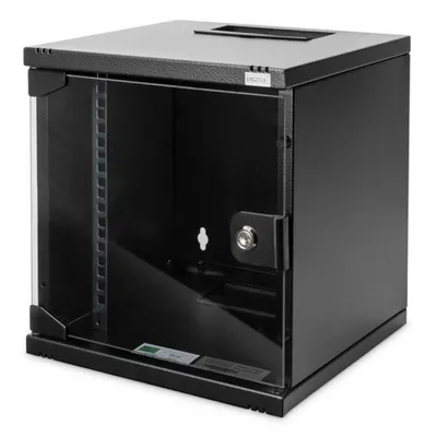 Digitus DN-10-06U-B Rack 6U Wandmontiertes Regal Schwarz