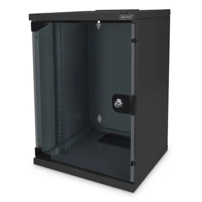 Digitus DN-10-09U-B Rack 9U Wandmontiertes Regal Schwarz
