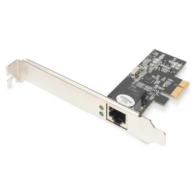 Netzwerkkarte Digitus PCI Express 2.5G 1x RJ45 Full Height Low Profile
