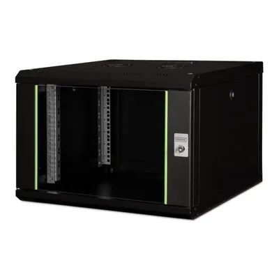 Rackschrank Digitus Unique 7U 600x600 mm Stahl Schwarz abschliessbar