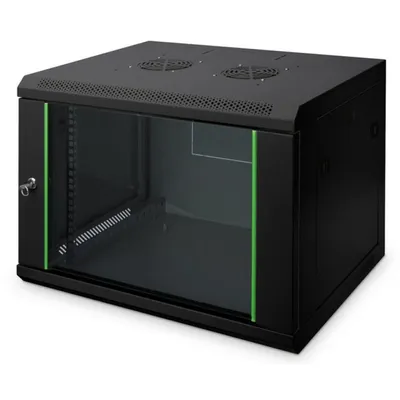 Digitus DN-19 07-U-EC-SW Rack 7U Wandmontiertes Regal Schwarz