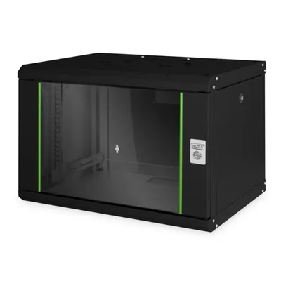 Digitus DN-19 07-U-SW Rack 7U Wandmontiertes Regal Schwarz
