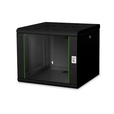 Digitus DN-19 09U-6/6-SW Rack 9U Wandmontiertes Regal Schwarz