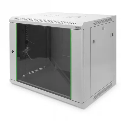Digitus DN-19 09-U-EC Rack 9U Wandmontiertes Regal Grau