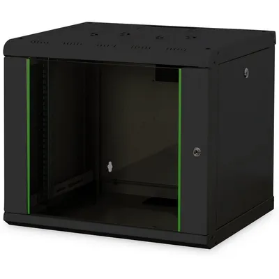 Digitus DN-19 09-U-SW Rack 9U Wandmontiertes Regal Schwarz