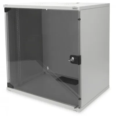 Digitus DN-19 12-U-S-1 Rack 12U Wandmontiertes Regal Grau