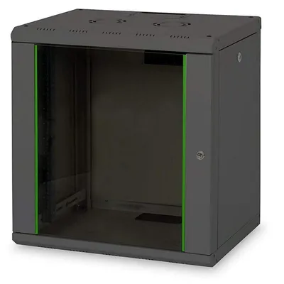 Digitus DN-19 12-U-SW Rack 12U Wandmontiertes Regal Schwarz