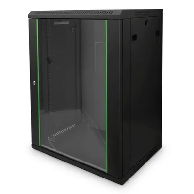 Digitus DN-19 16-U-EC-SW Rack 16U Wandmontiertes Regal Schwarz