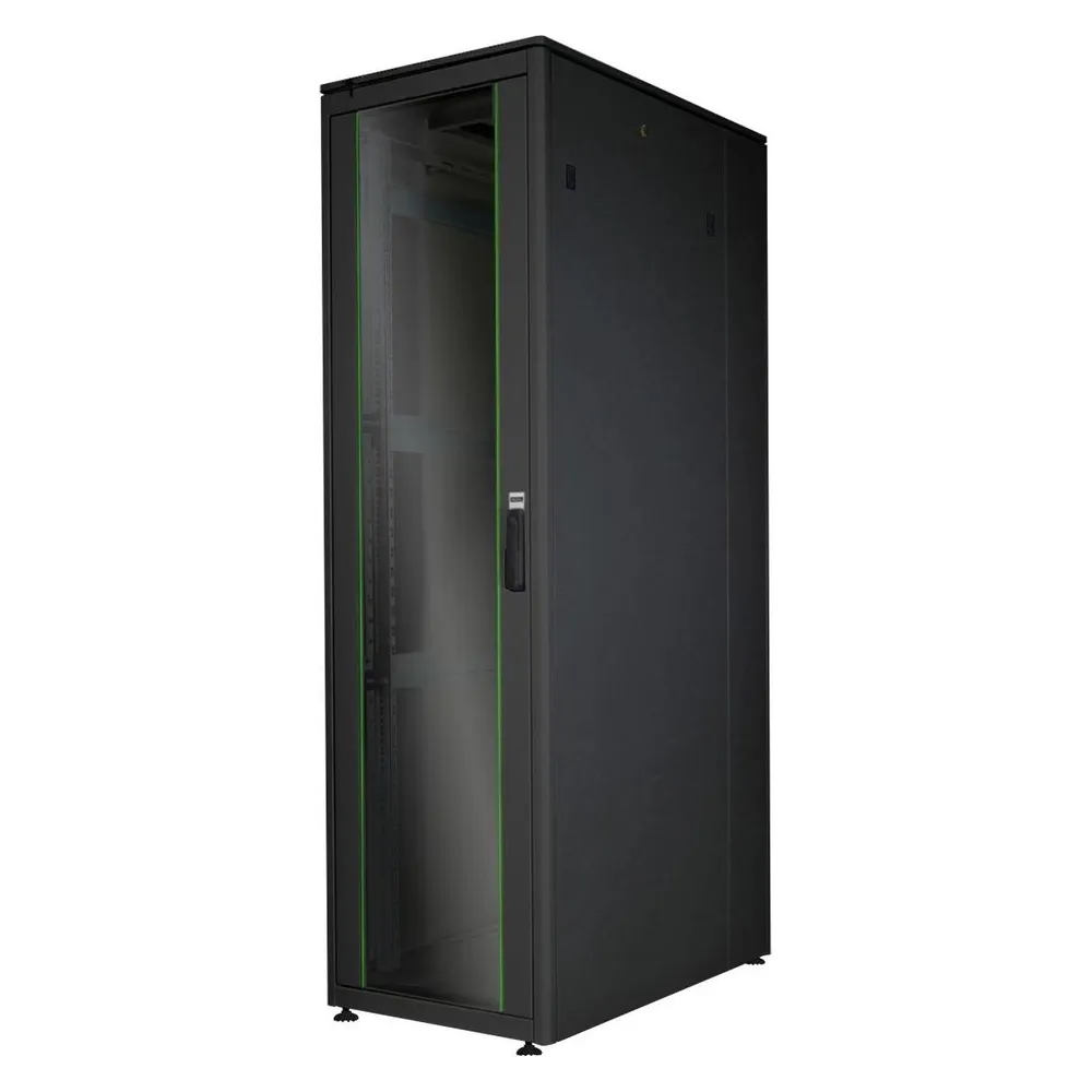 Digitus 42HE Netzwerkschrank 2053x600x1000 mm Farbe Schwarz RAL 9005