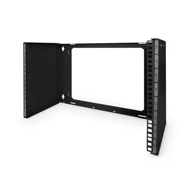 Wandhalterung Digitus 4U 15 kg Schwarz verstellbare Tiefe
