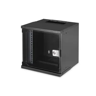 Rackschrank Digitus SOHO Pro 6U 10 Zoll Schwarz Glastur