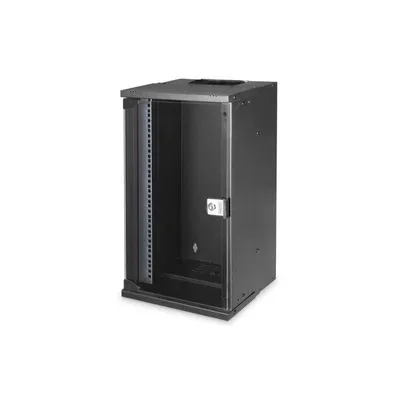 Rackschrank Digitus SOHO Pro 12U 10" Schwarz Stahl Glastur