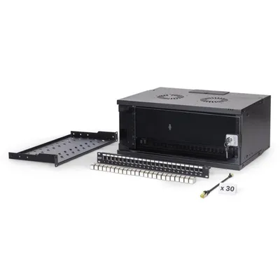 Rackschrank Digitus SOHO Pro 4U 19 Zoll Stahl schwarz IP20