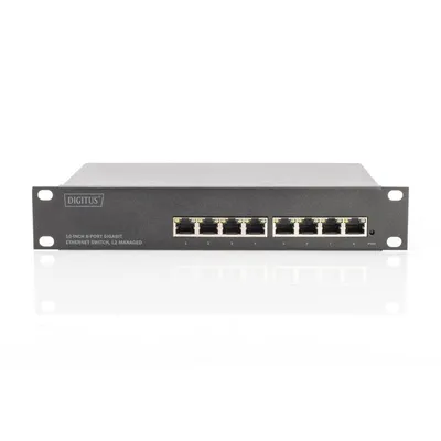 Digitus DN-80117 Netzwerk-Switch L2+ Gigabit Ethernet (10/100/1000) Schwarz