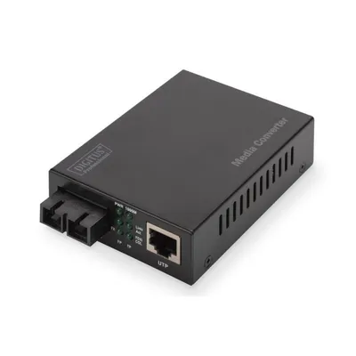 Netzwerkkarte Digitus Medienkonverter Gigabit RJ45 SC 1000 Mbit s Multimode 500 m
