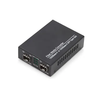 Digitus DN-82133 Netzwerk Medienkonverter 1000 Mbit/s 1550 nm Multi-Modus, Einzelmodus Schwarz