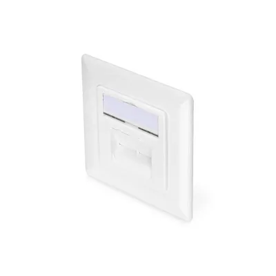 Digitus Netzwerkdose CAT 6A EA Unterputz 2x RJ-45 geschirmt weiß Hochgeschwindigkeit
