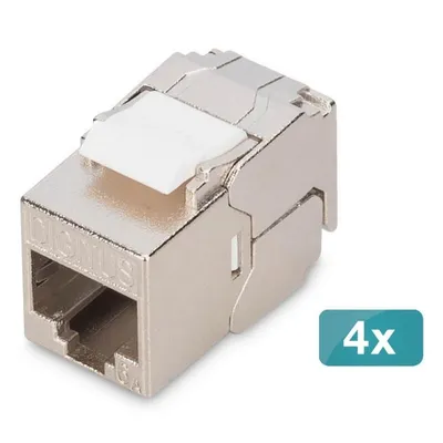 Keystone Modul Digitus DN-93615-S-4 CAT 6A Geschirmt Werkzeuglos