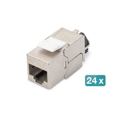 Keystone Modul Digitus CAT 6A Geschirmt Intelligenter Kabelmanager 24 Stk