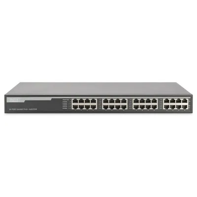 Digitus DN-95116 Netzwerk-Switch Gigabit Ethernet (10/100/1000) Power over Ethernet (PoE) 1U Grau
