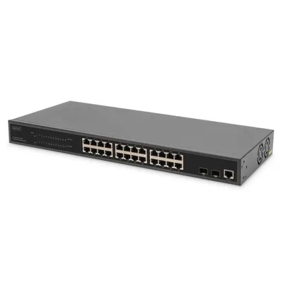 PoE Switch Managed Digitus DN-95359 24 Ports + 2 SFP 52 Gbps