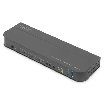 KVM Switch Digitus 4 Port 4K60Hz 4 DP in 1 DP HDMI out