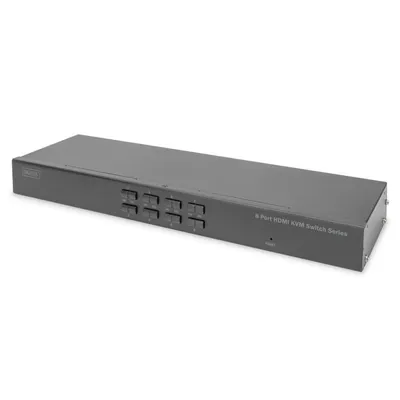 KVM Switch Digitus DS-12910 8 Port HDMI 4K Ultra HD Rackmontage