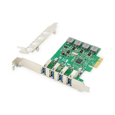 Erweiterungskarte USB 3.0 Digitus 4 Ports PCIe Low-Profile