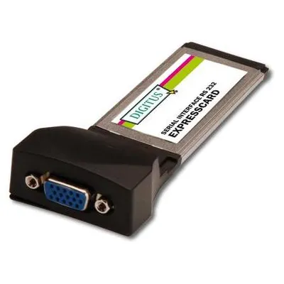 Digitus RS 232 ExpressCard Schnittstellenkarte und Adapter