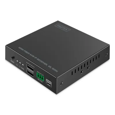 KVM IP Fiber Receiver Digitus DS-55349 HDMI 4K 60Hz niedrige Latenz