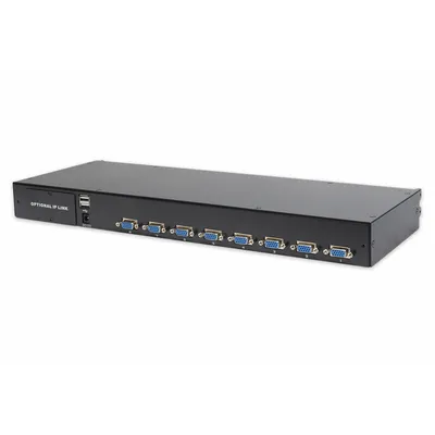 Digitus DS-72213 Tastatur/Video/Maus (KVM)-Switch Rack-Einbau Schwarz