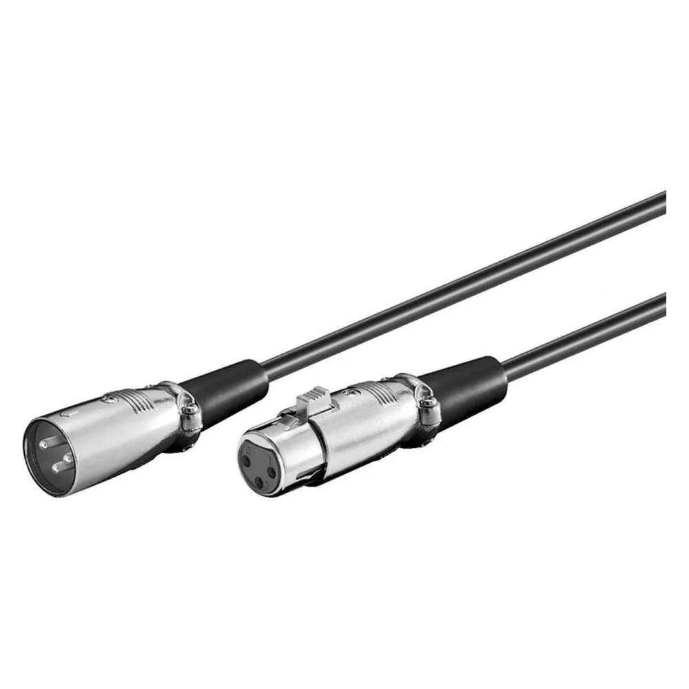 Digitus E10418 Audiokabel 2 m XLR (3-polig) Schwarz