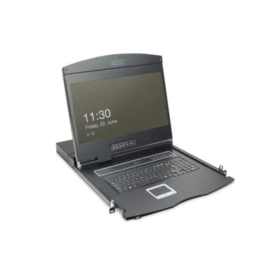 Modulare Konsole Digitus TFT 19" Touchpanel 1U Rack Schwarz Modulare Konsole Digitus TFT 19" Touchpanel 1U Rack Schwarz