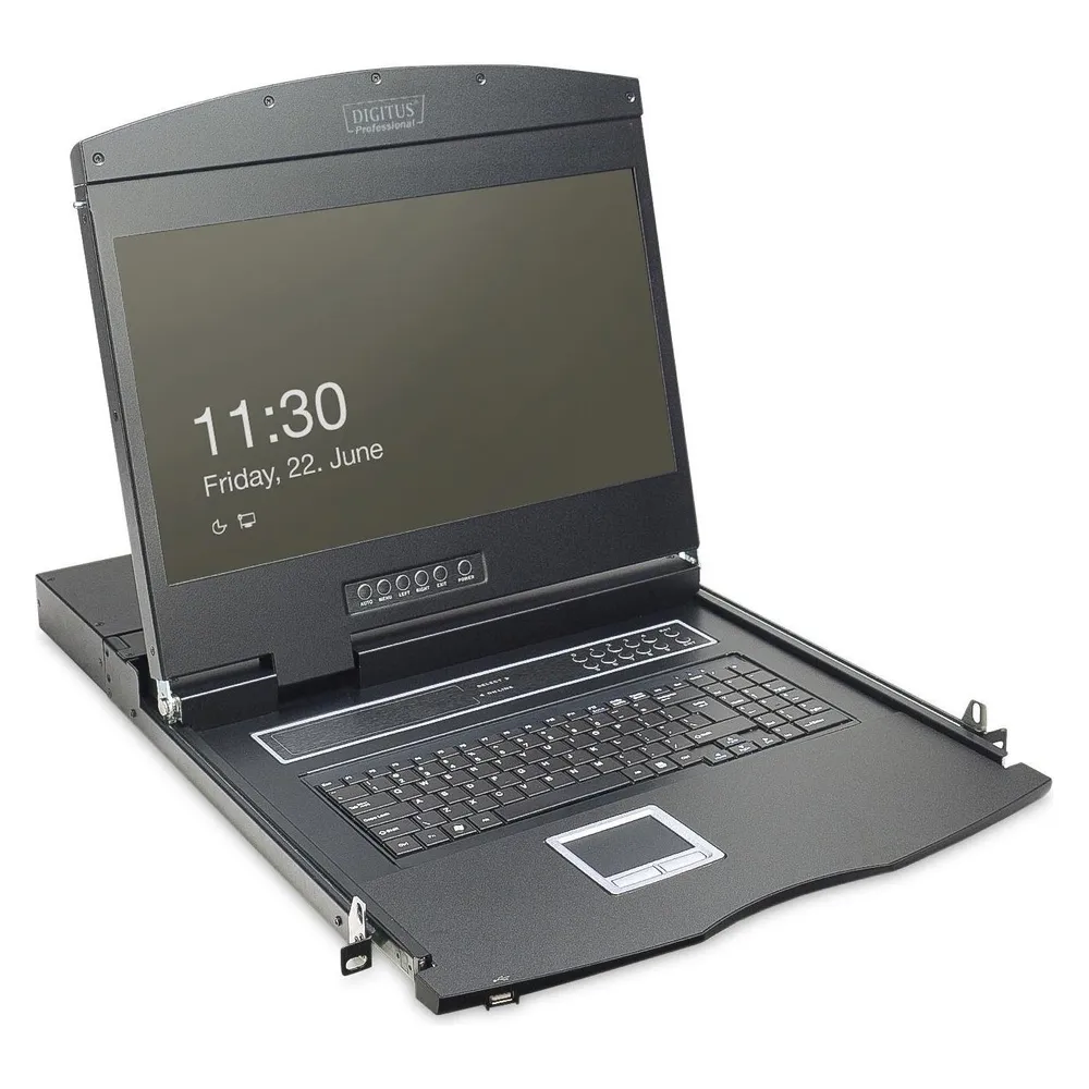 Modulare KVM-Konsole Digitus 19" TFT 8 Ports Touch