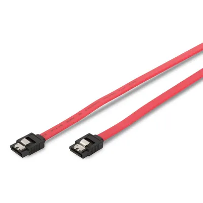 Digitus AK-400102-005-R SATA-Kabel 0,5 m SATA 7-pin Rot