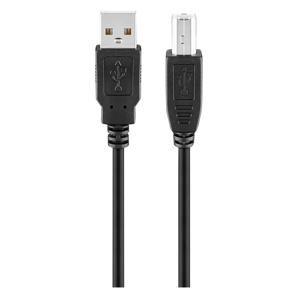 Digitus USB-Druckerkabel AM/BM 5m Schwarz