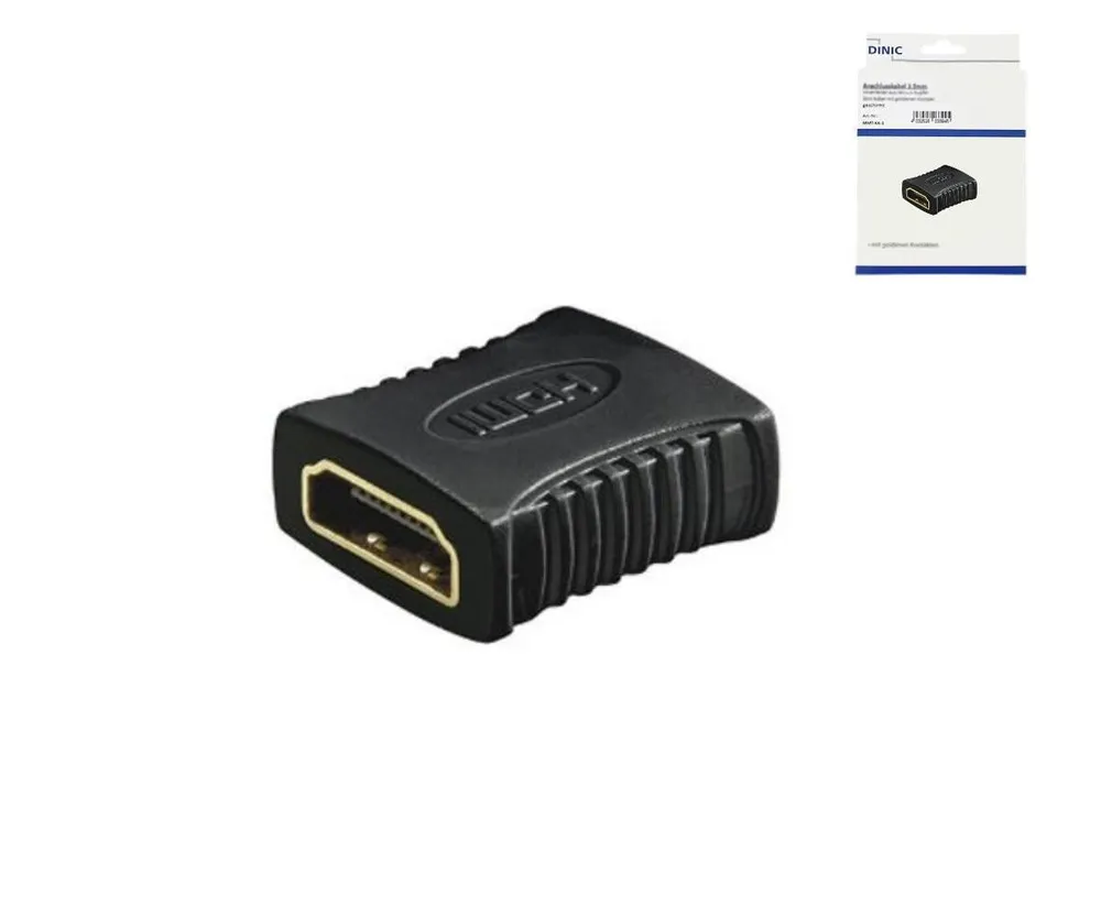 HDMI (Typ A) Adapter, Buchse / Buchse, Schwarz (HDMI-AA-BU-KB)