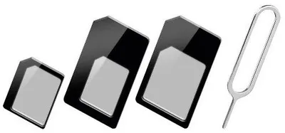 Sim Karten Adapter Set 4 in 1