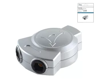 Toslink Y-Kupplung/Verteiler, von 1 auf 2 Buchsen
