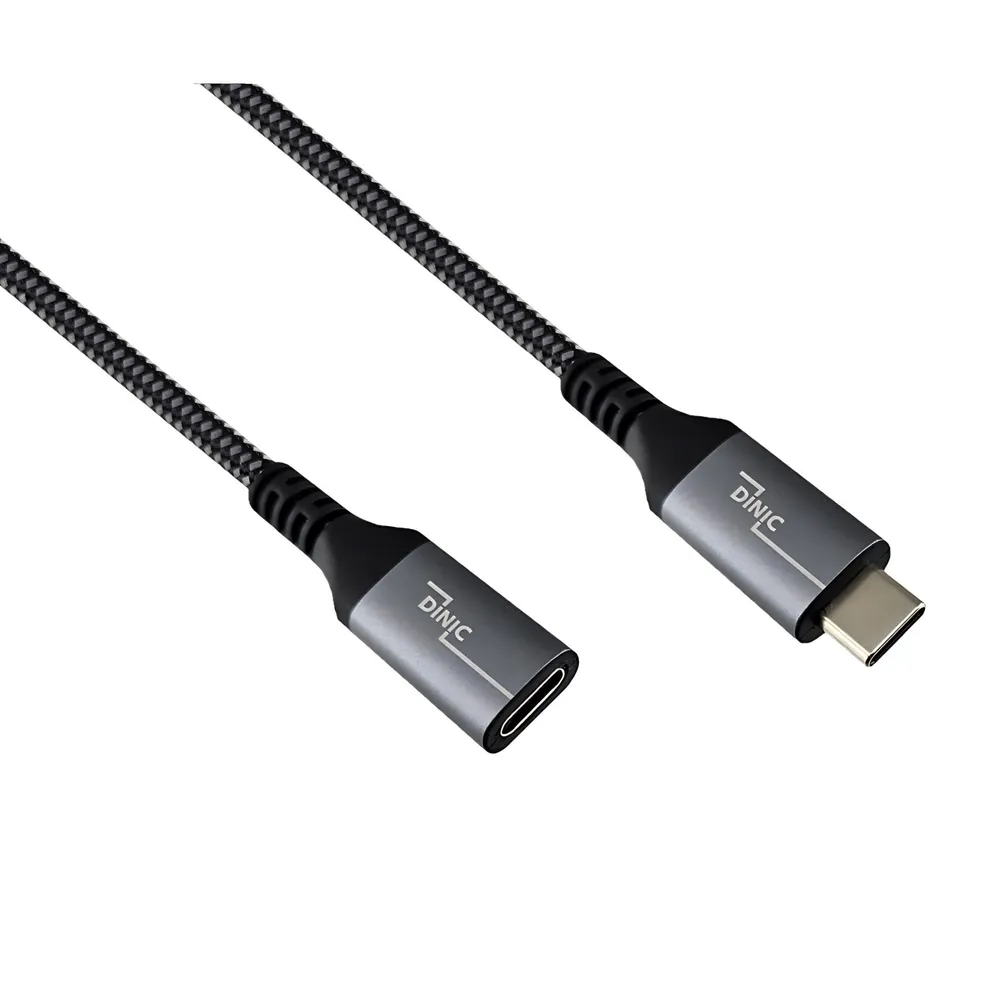 USB 4.0 Verlängerung, 240W PD, 40Gbps, Typ C auf C, schwarz, 1m