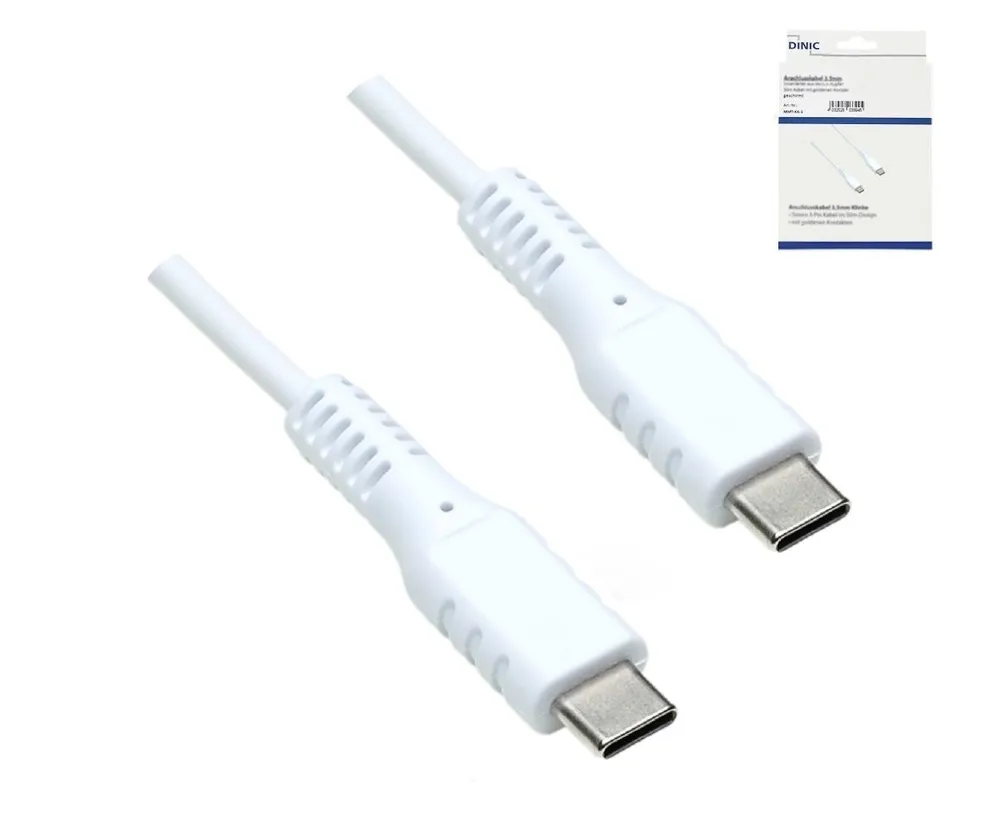 USB-C Ladekabel, 1,5 m, Weiß