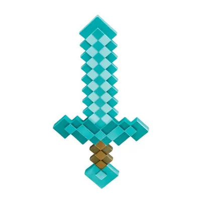 Verkleidung Blue Diamond Sword Replica von Minecraft