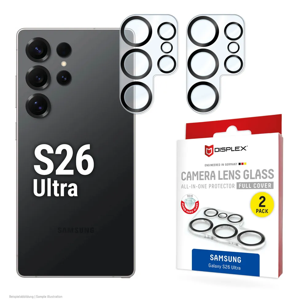 Displex Displayschutzfolie DISPLEX Kamera-Schutzglas Samsung S26 Ultra, 2 Stü