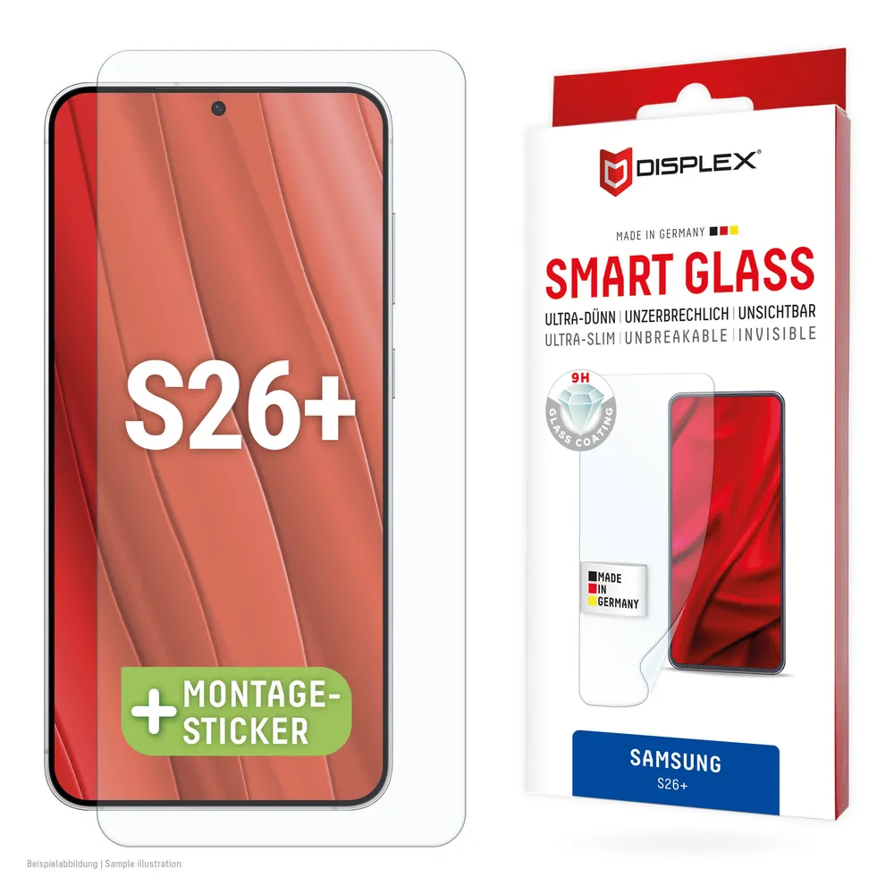 Displex Displayschutzglas Smart Glass Screen Protector Ultra-Dünn