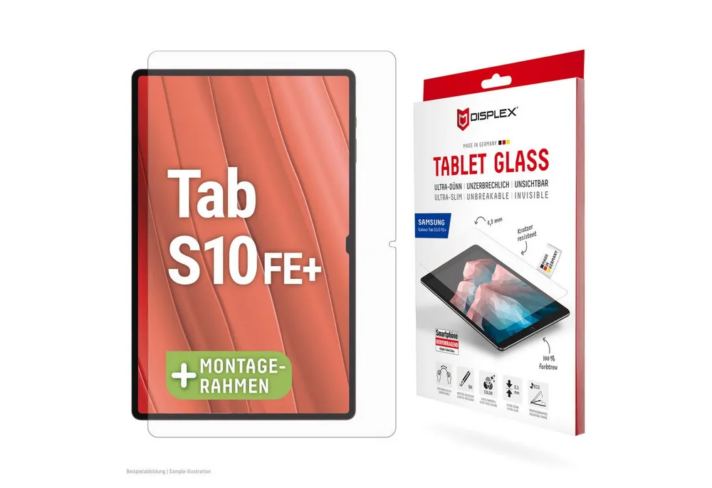 Displex Displayschutzglas Tablet Glass für Samsung Galaxy Tab S10 FE+