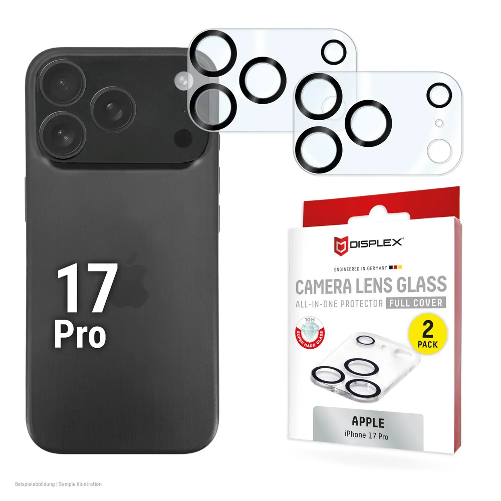 Displex Schutzfolie DISPLEX Kamera-Schutzglas Apple iPhone 17 Pro