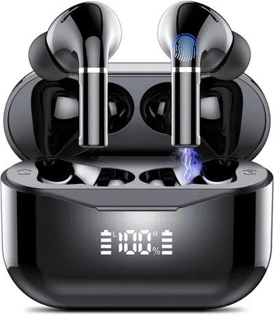 Diyarts wireless In-Ear-Kopfhörer (Ladeetui, Stabiler Bass, Klarer Klang, Wasserdicht, universell kompatibel, intelligente Ladebox)
