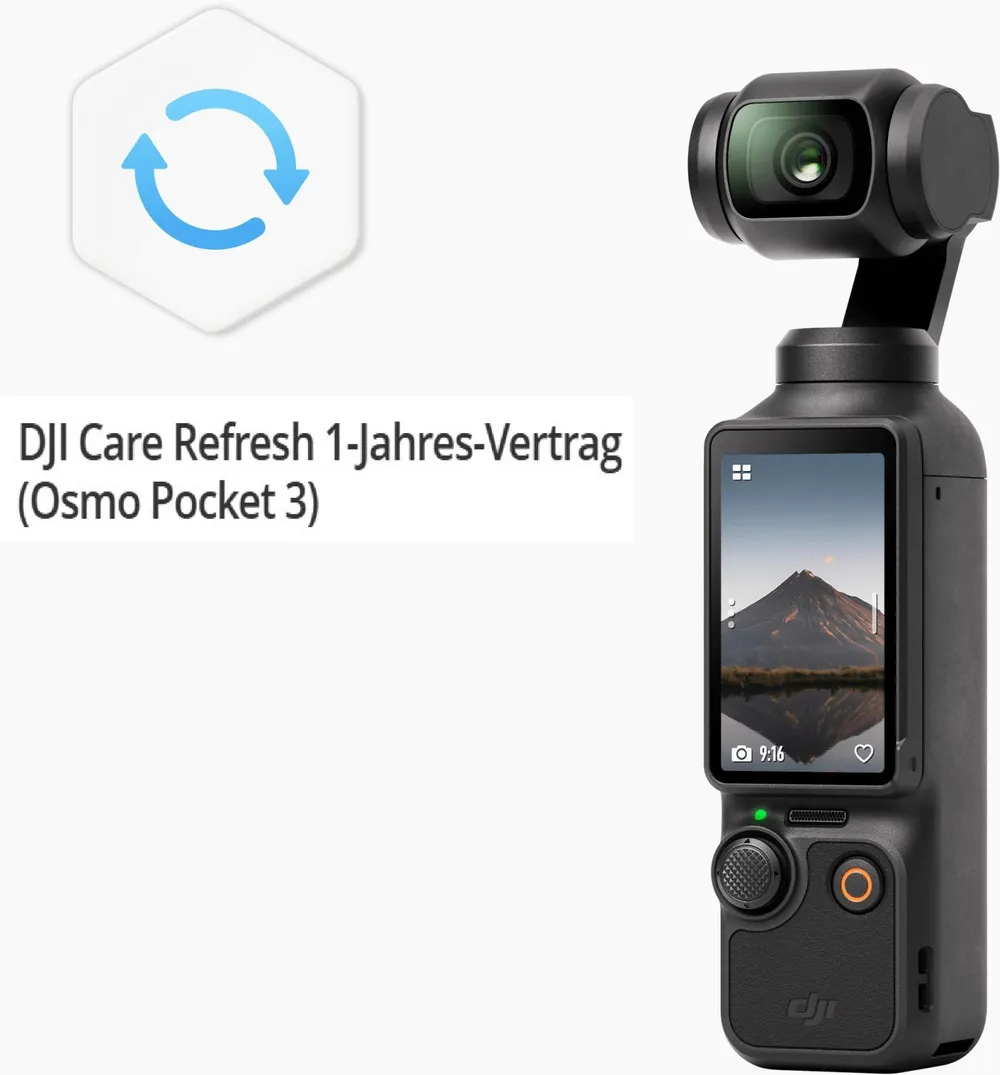 DJI Care Refresh - 1 Jahr (Pocket 3) - E-Key